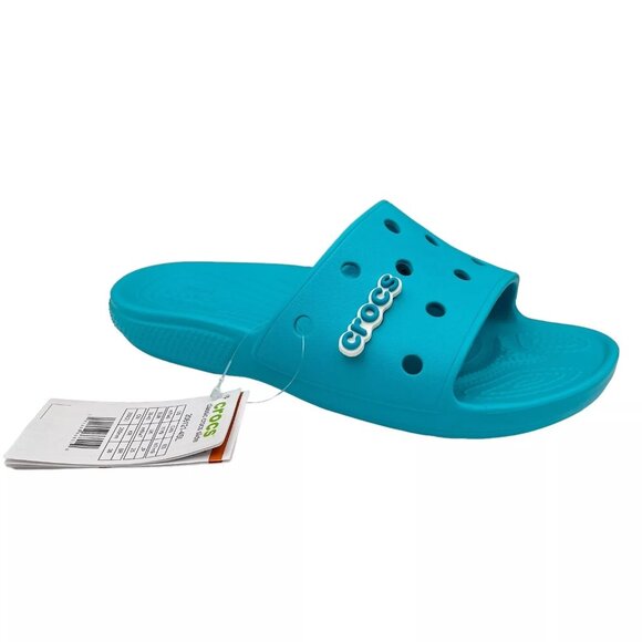 Crocs Women's Slide Sandals Size 9 Aqua Water Friendly Lightweight & Comfortable - Picture 1 of 11